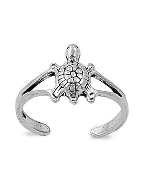 NWT- Sterling Silver (925) Adjustable Toe Ring, Turtle